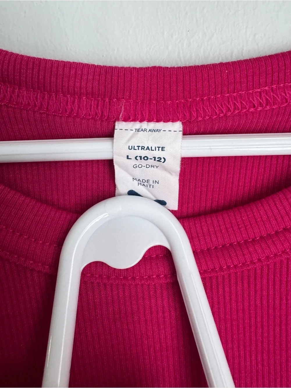 Old navy- Long Sleeve Ribbed Top - Bright Pink